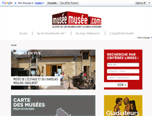 Tablet Screenshot of museemusee.com